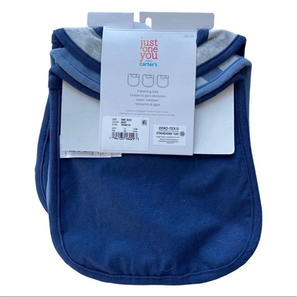 Baby Boys' 3pk Alligator Bib - Just One You® made by Carter’s • NWT